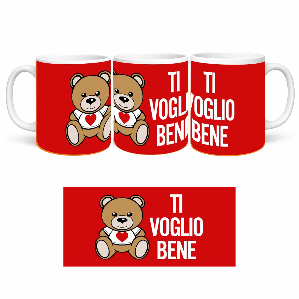 Tazza Regalo Orsetto / Targa – San Valentino – PS 09370-2007