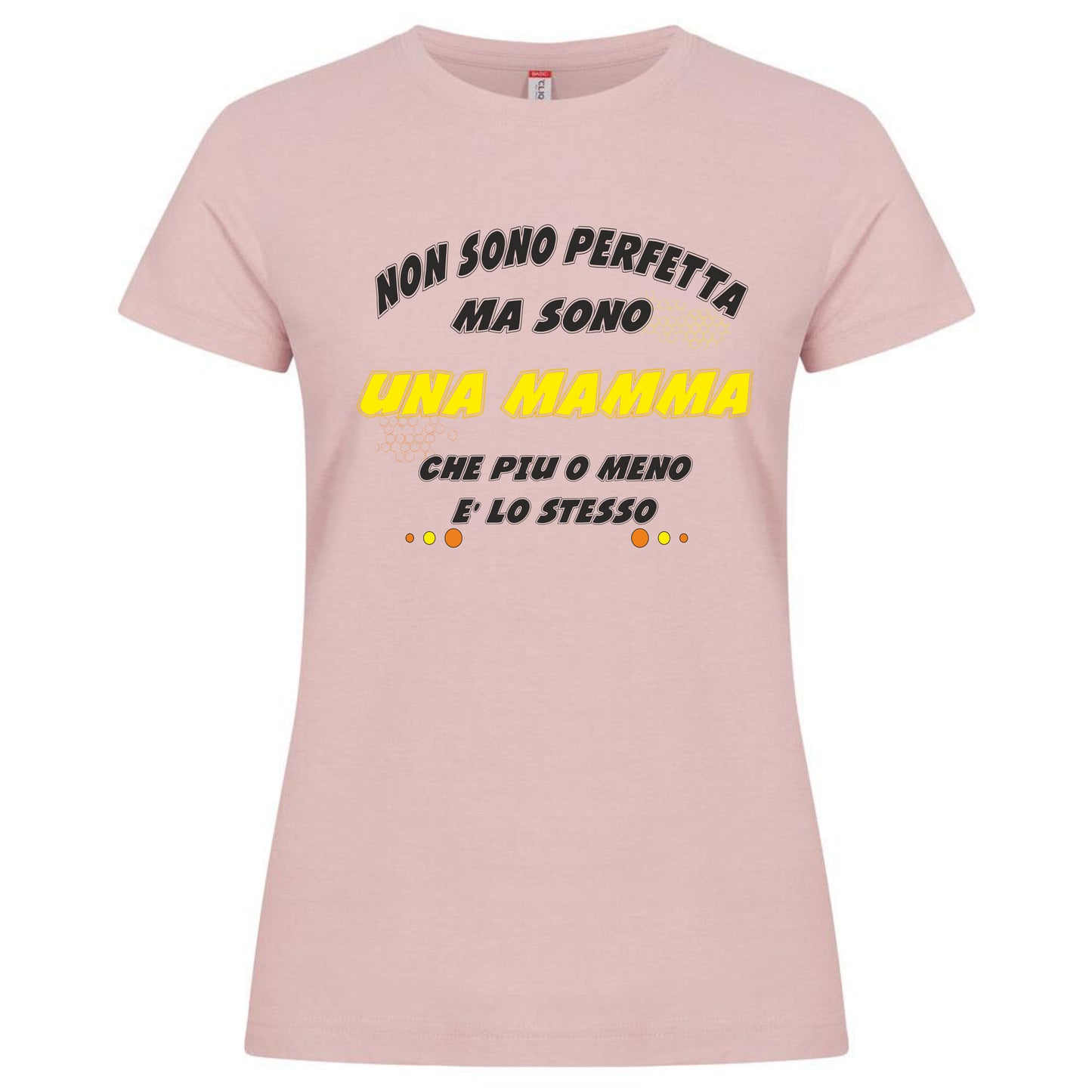 T-Shirt Donna “Non Sono Perfetta, Ma Sono [Tuo Nome]” – Maglietta Personalizzabile in Cotone – PS 28870-024 PRS