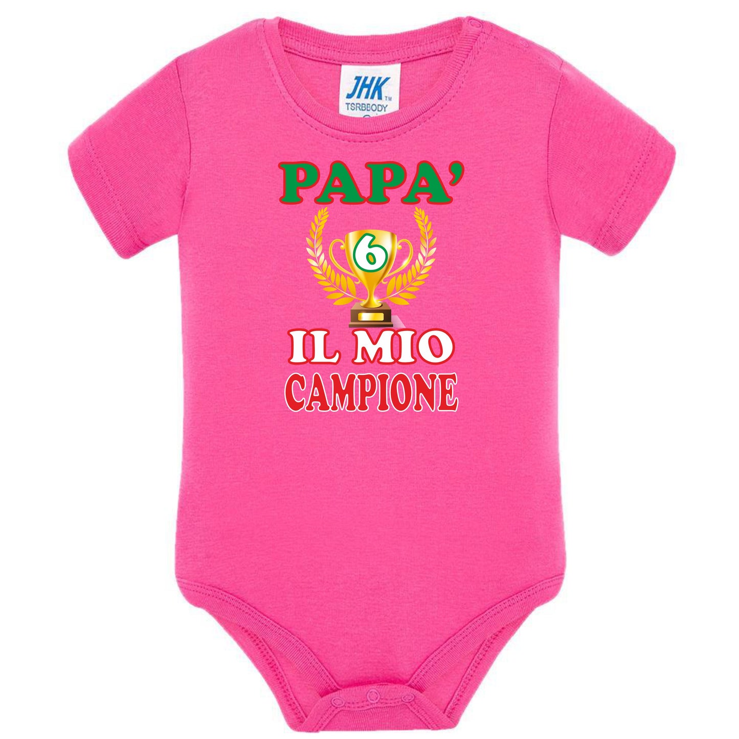 Body Neonato “Papà 6 Il Mio Campione” Festa Del Papà PS 28180-0023