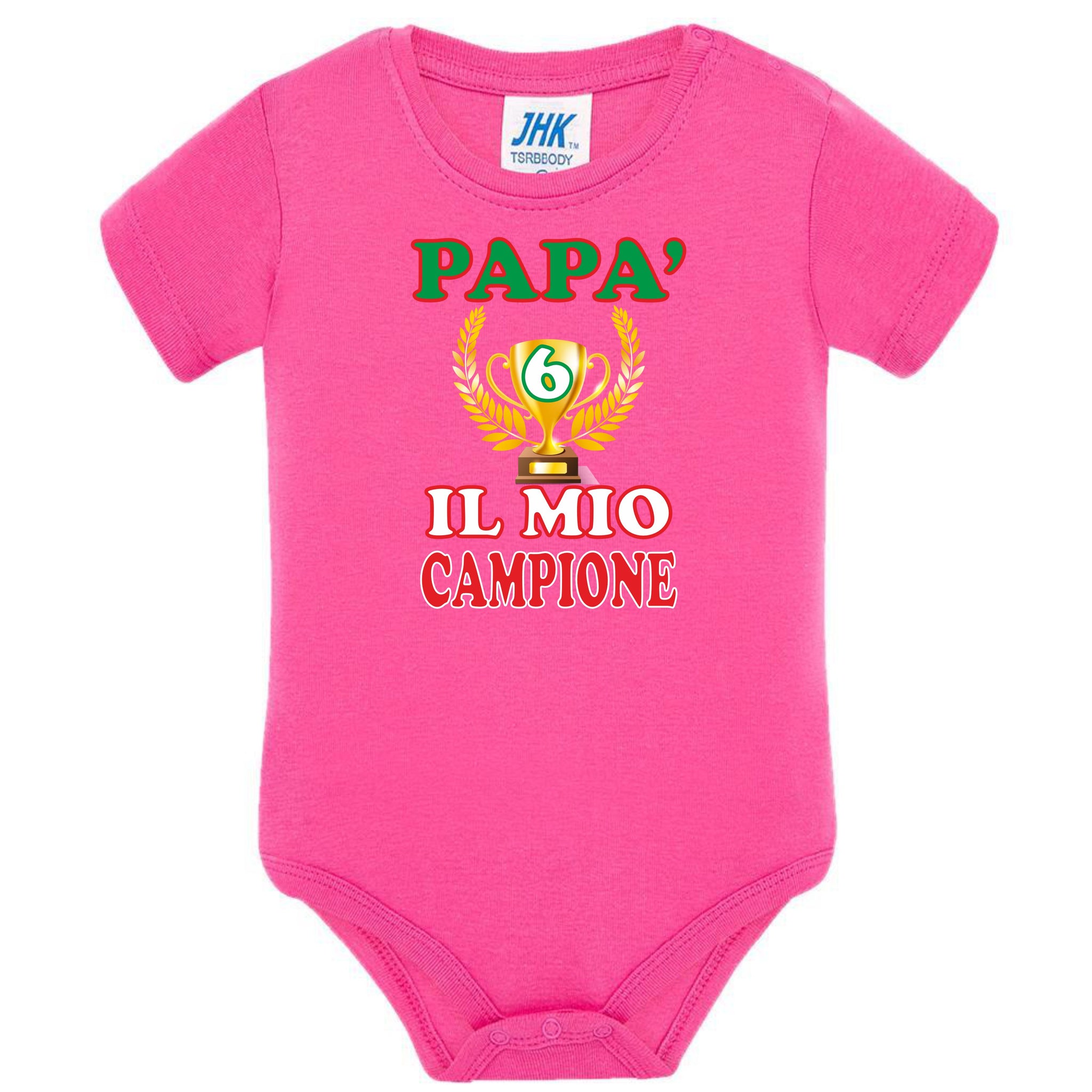 Body Neonato “Papà 6 Il Mio Campione” Festa Del Papà PS 28180-0023