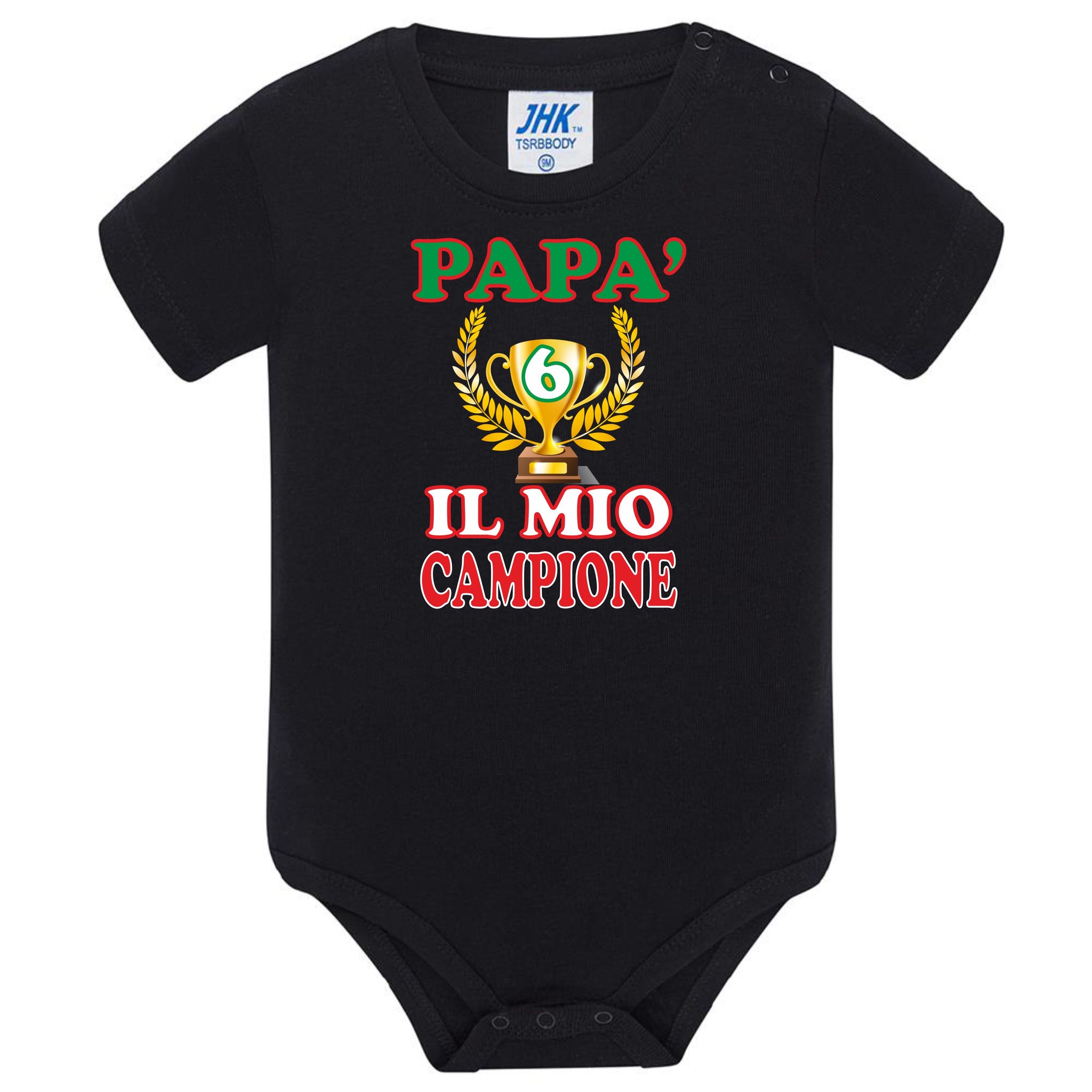 Body Neonato “Papà 6 Il Mio Campione” Festa Del Papà PS 28180-0023