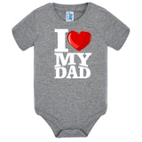 Body Neonato Love My Dad Idea Regalo Festa del Papà PS 28180-028 dad