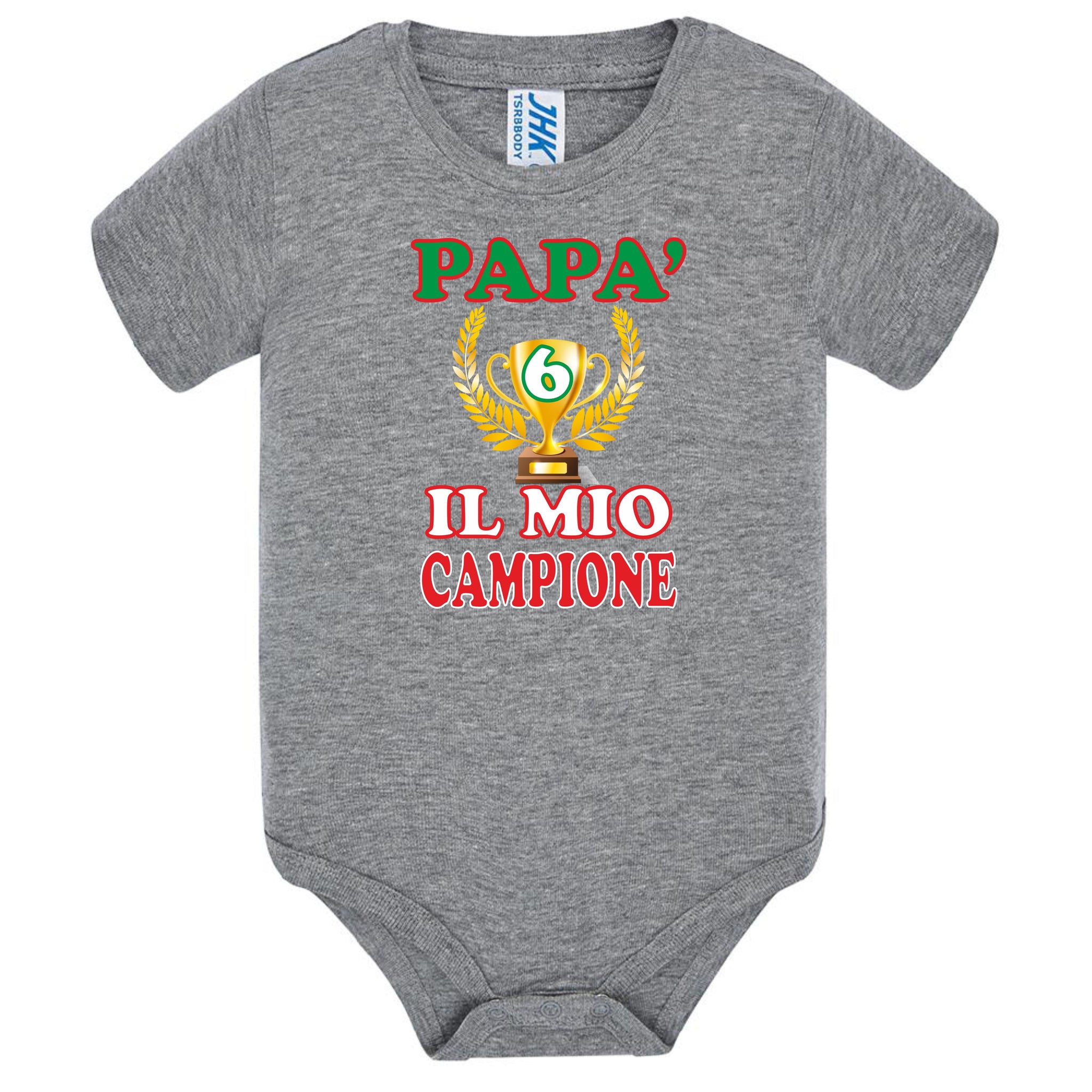Body Neonato “Papà 6 Il Mio Campione” Festa Del Papà PS 28180-0023
