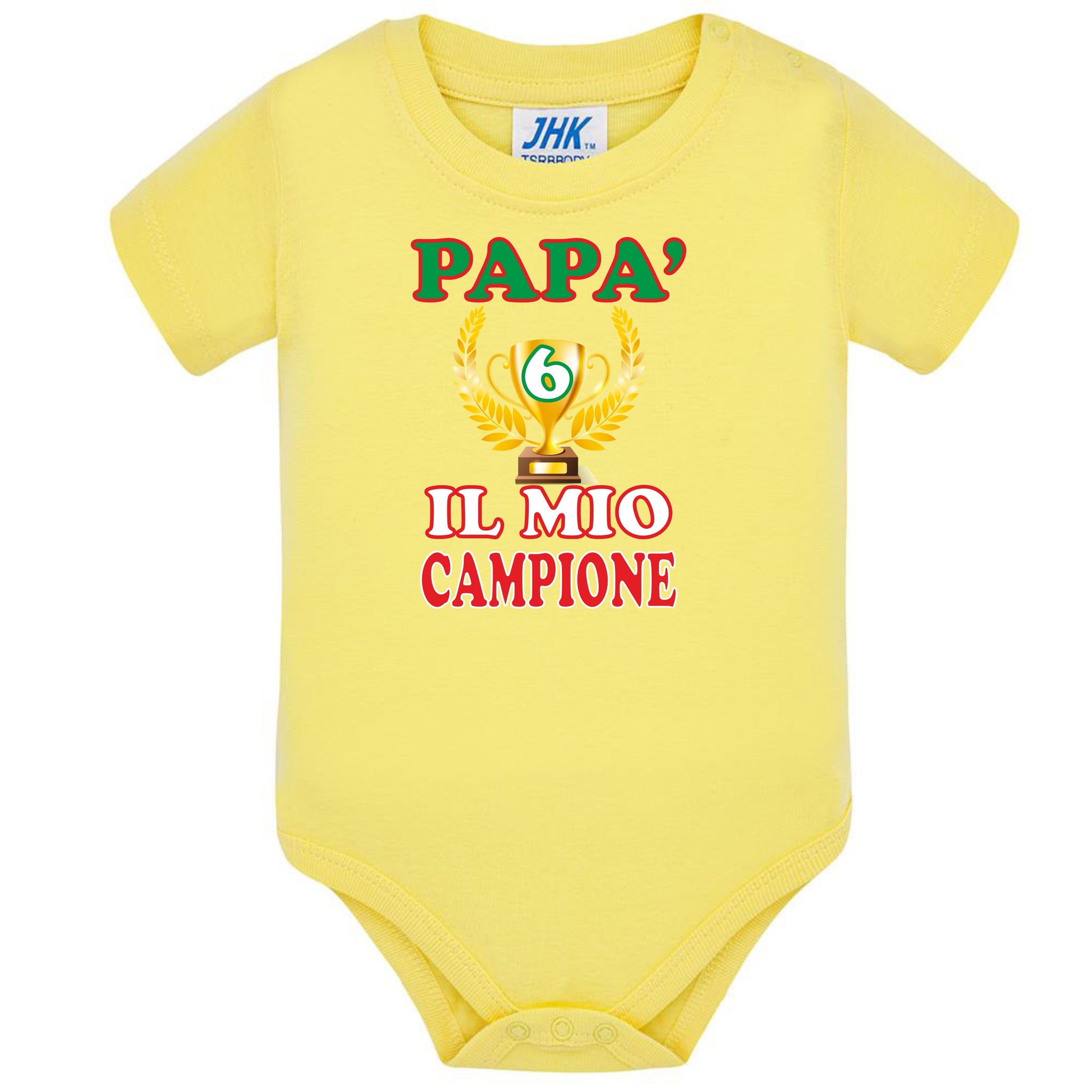 Body Neonato “Papà 6 Il Mio Campione” Festa Del Papà PS 28180-0023
