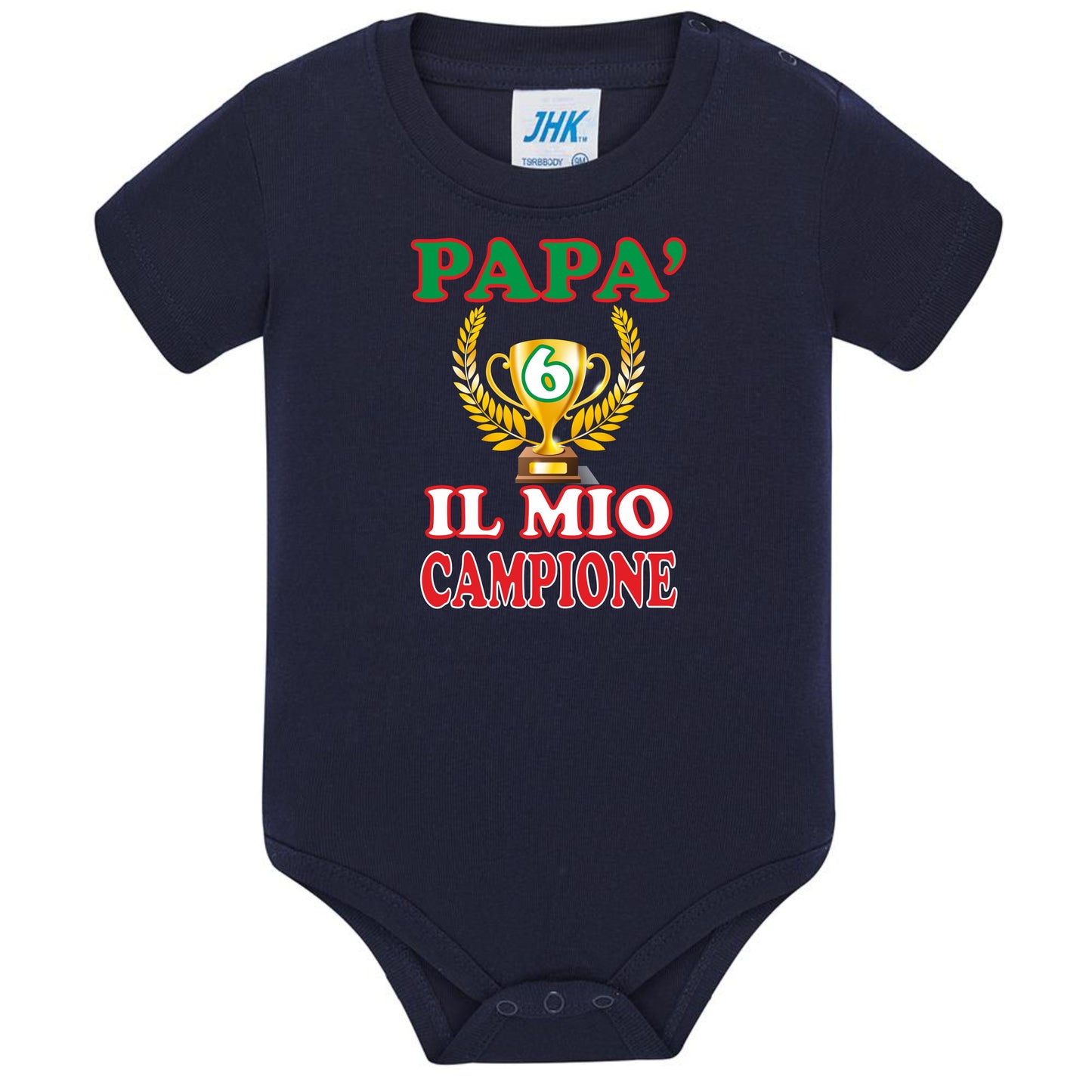 Body Neonato “Papà 6 Il Mio Campione” Festa Del Papà PS 28180-0023