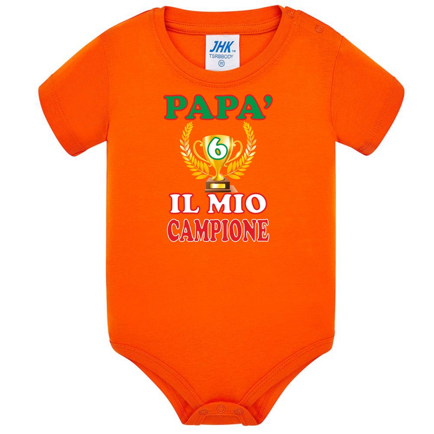 Body Neonato “Papà 6 Il Mio Campione” Festa Del Papà PS 28180-0023