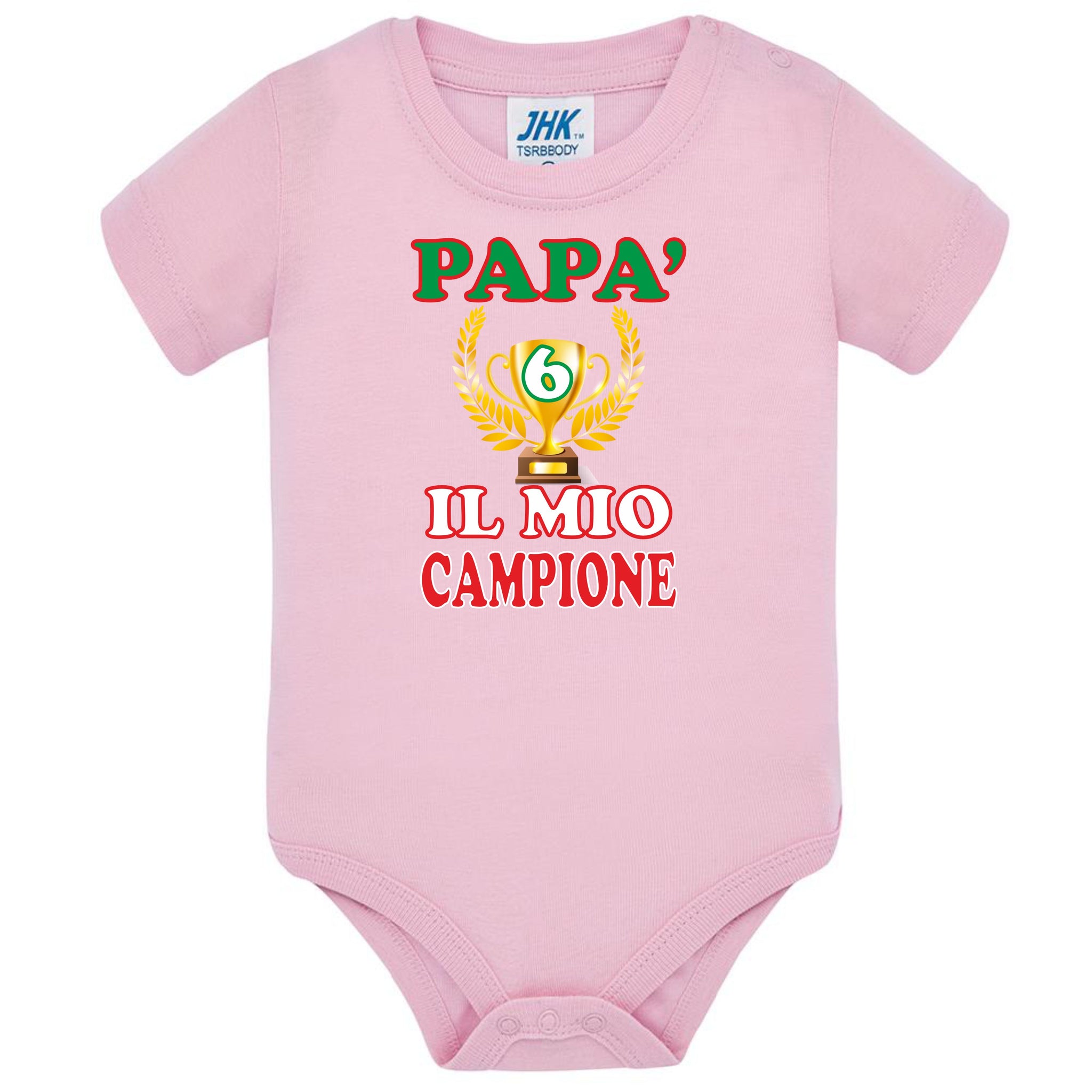 Body Neonato “Papà 6 Il Mio Campione” Festa Del Papà PS 28180-0023