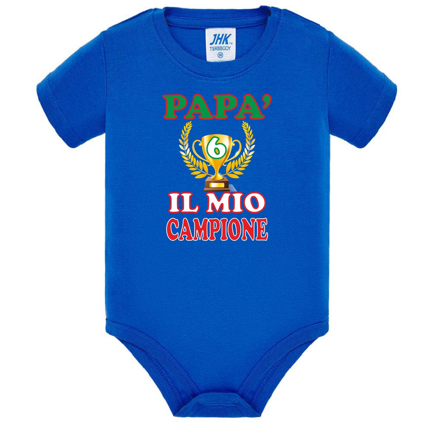 Body Neonato “Papà 6 Il Mio Campione” Festa Del Papà PS 28180-0023
