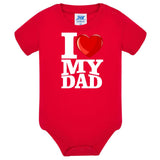 Body Neonato Love My Dad Idea Regalo Festa del Papà PS 28180-028 dad