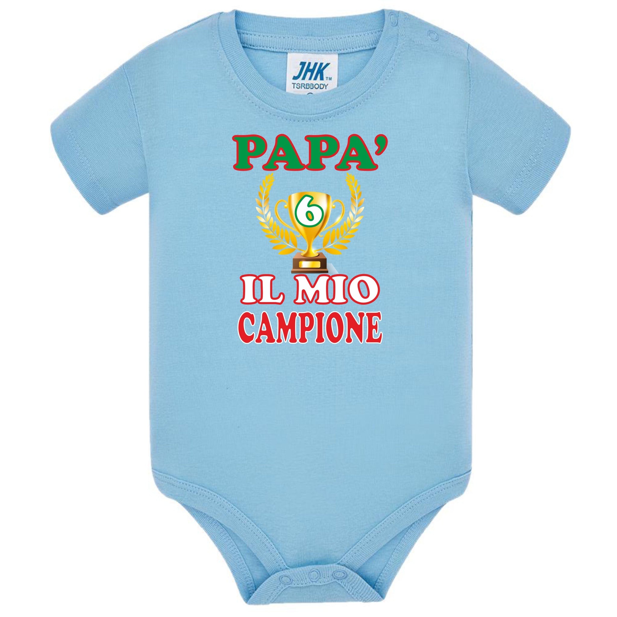 Body Neonato “Papà 6 Il Mio Campione” Festa Del Papà PS 28180-0023