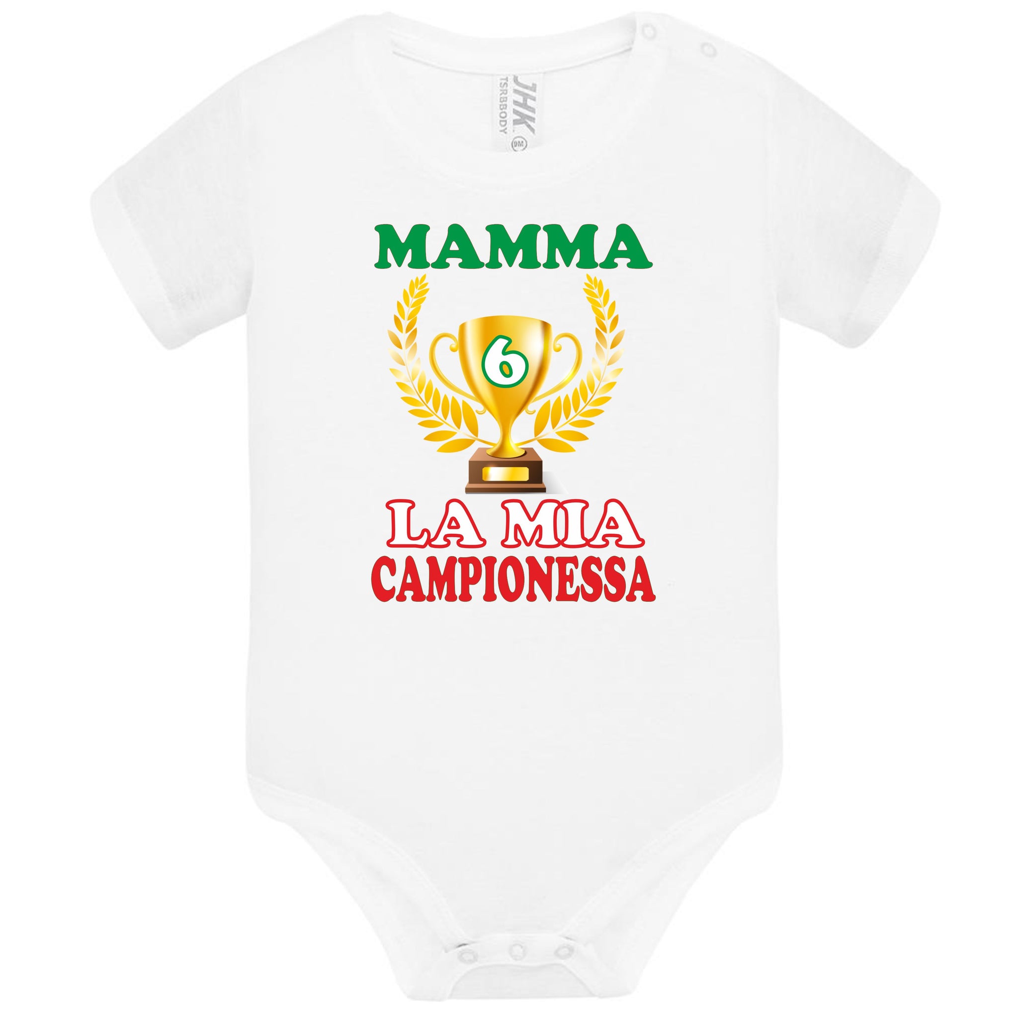 Body Neonato “Mamma Sei La Mia Campionessa” Festa della Mamma PS 28180-024