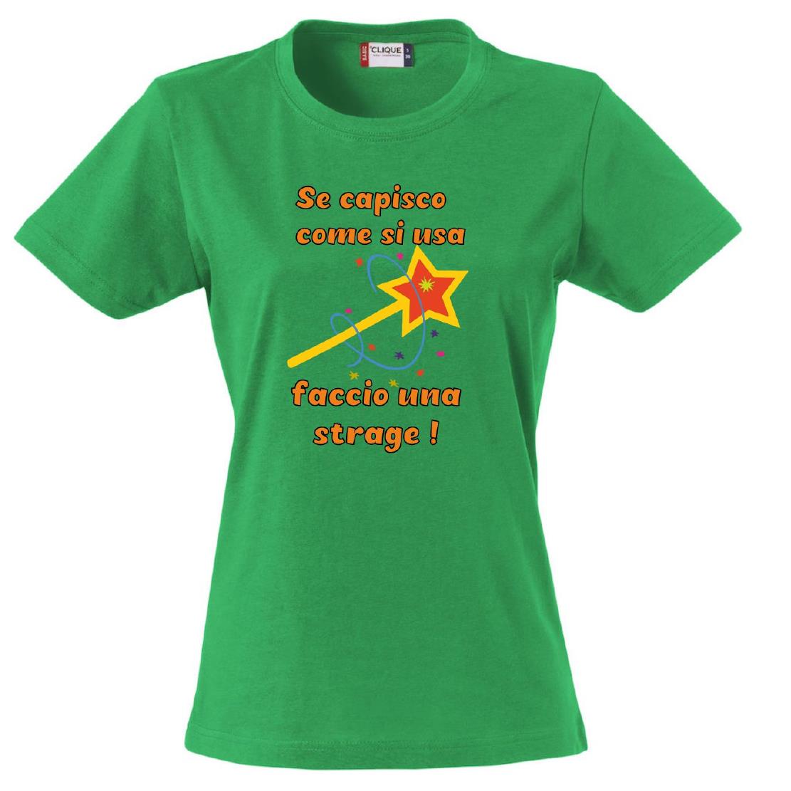 T-Shirt Donna “Se Capisco Come Funziona Faccio Una Strage” – Maglietta Umoristica – PS 28870-010