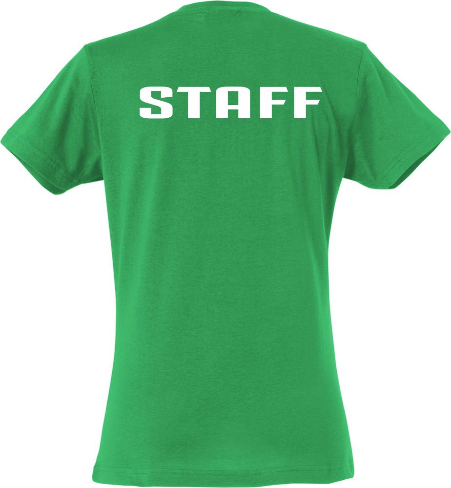T-Shirt Staff Donna Sciancrata Personalizzabile – Maglietta Manica Lavoro ed Eventi – PS 28870-007 PRS
