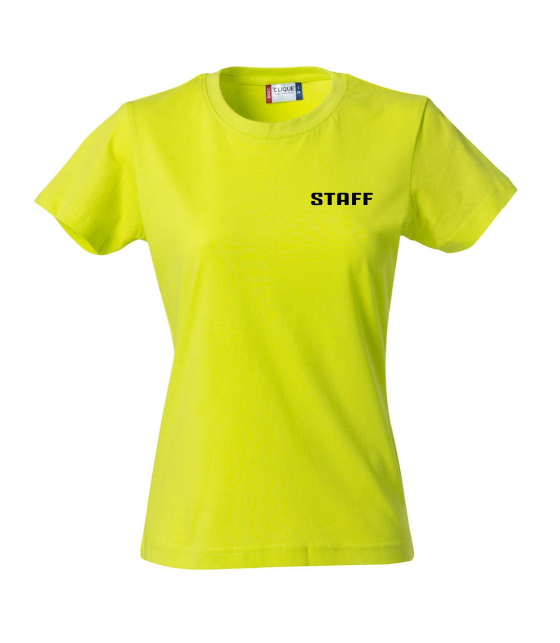 T-Shirt Staff Donna Sciancrata Personalizzabile – Maglietta Manica Lavoro ed Eventi – PS 28870-007 PRS