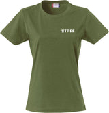 T-Shirt Staff Donna Sciancrata Personalizzabile – Maglietta Manica Lavoro ed Eventi – PS 28870-007 PRS
