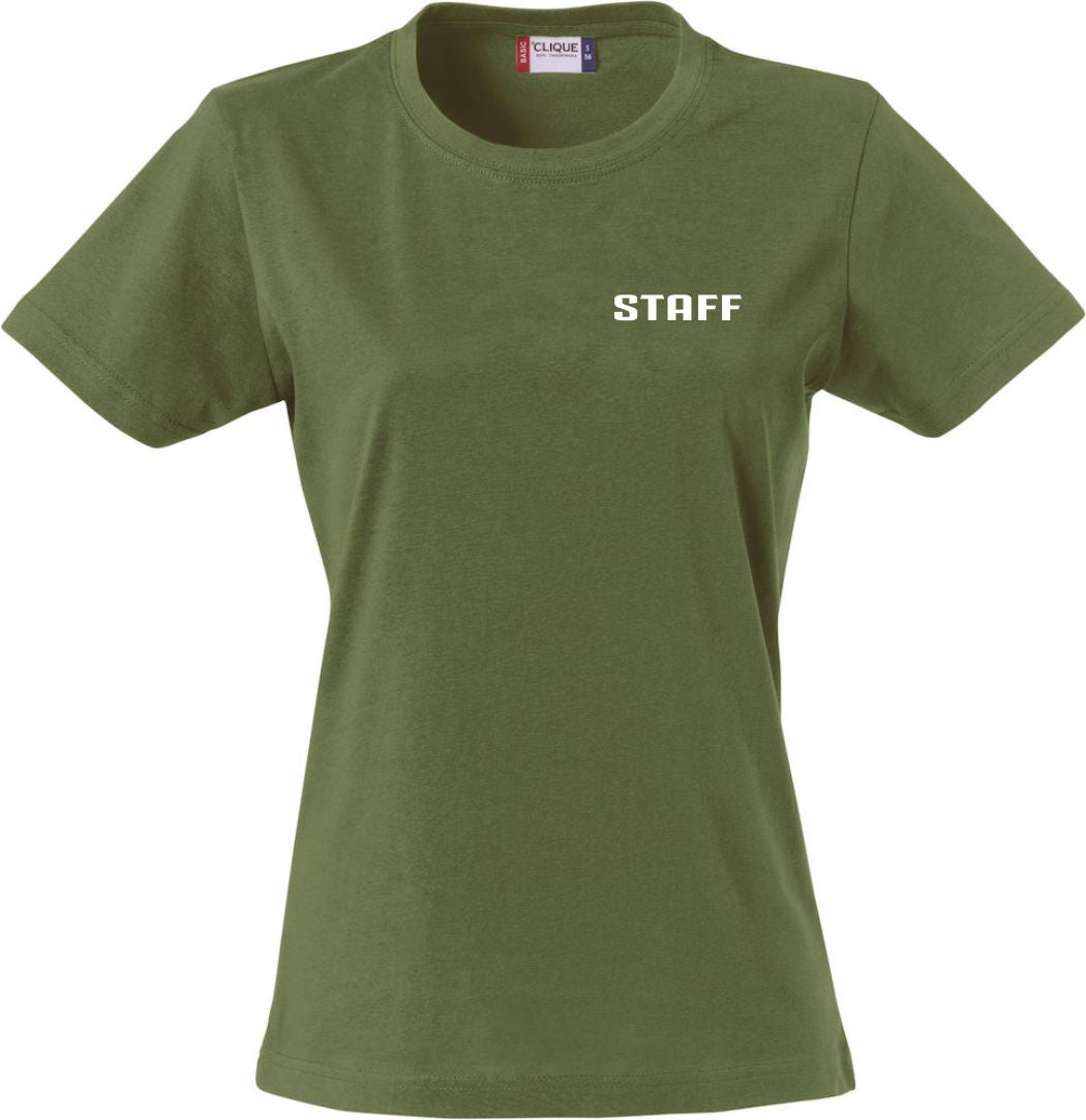 T-Shirt Staff Donna Sciancrata Personalizzabile – Maglietta Manica Lavoro ed Eventi – PS 28870-007 PRS