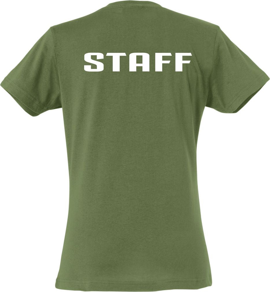 T-Shirt Staff Donna Sciancrata Personalizzabile – Maglietta Manica Lavoro ed Eventi – PS 28870-007 PRS