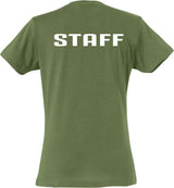 T-Shirt Staff Donna Sciancrata Personalizzabile – Maglietta Manica Lavoro ed Eventi – PS 28870-007 PRS