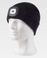 Berretto a Cuffia con LED Removibile WorkTeam – Cappello Invernale – Giallo Fluo, Arancione Fluo e Nero – Cod. PS 05321