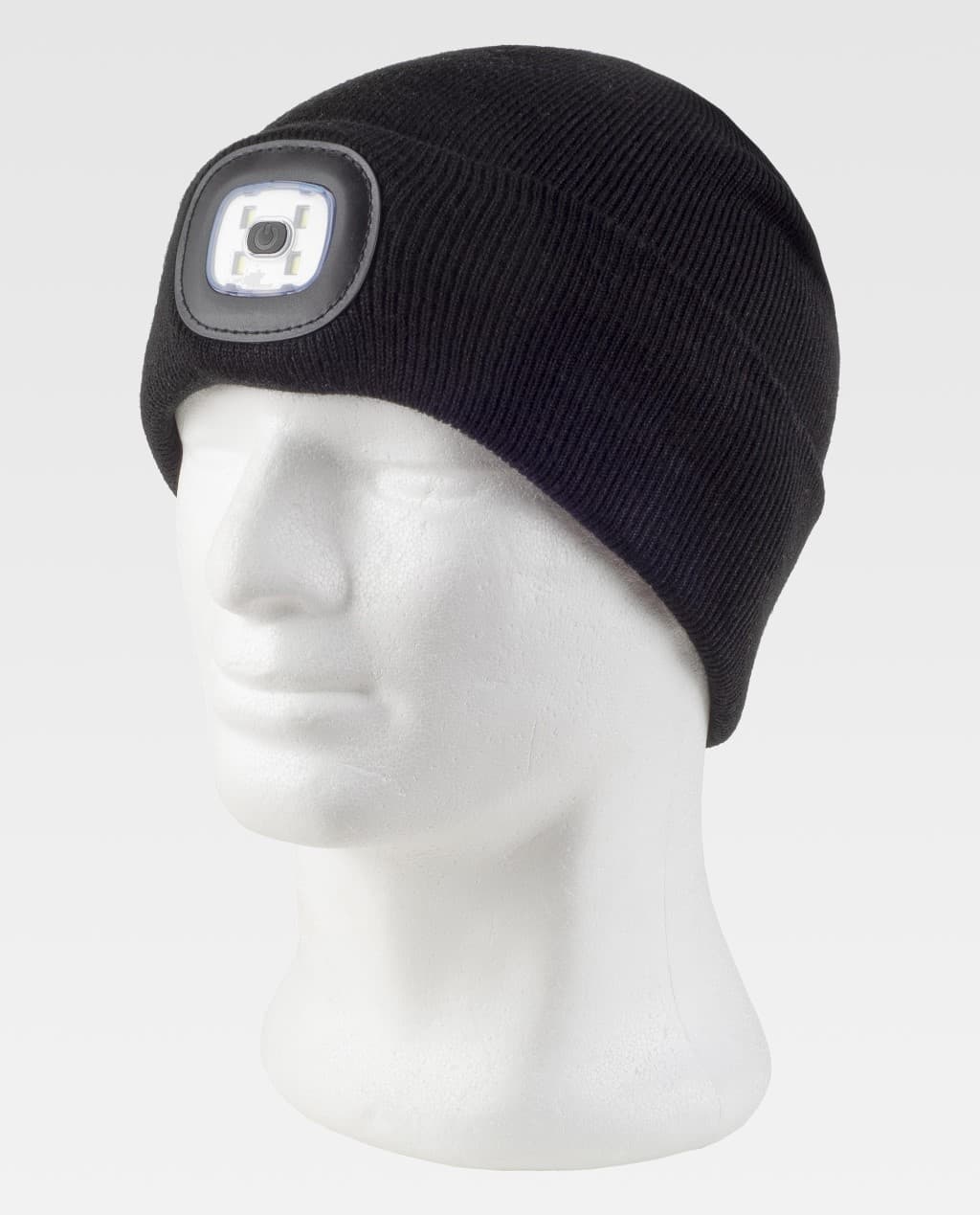 Berretto a Cuffia con LED Removibile WorkTeam – Cappello Invernale – Giallo Fluo, Arancione Fluo e Nero – Cod. PS 05321