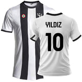 Maglia Calcio Juventus Bianco Nera – Replica Ufficiale Juventus FC 2024/2025 – Personalizzabile con Nome e Numero PS 41410