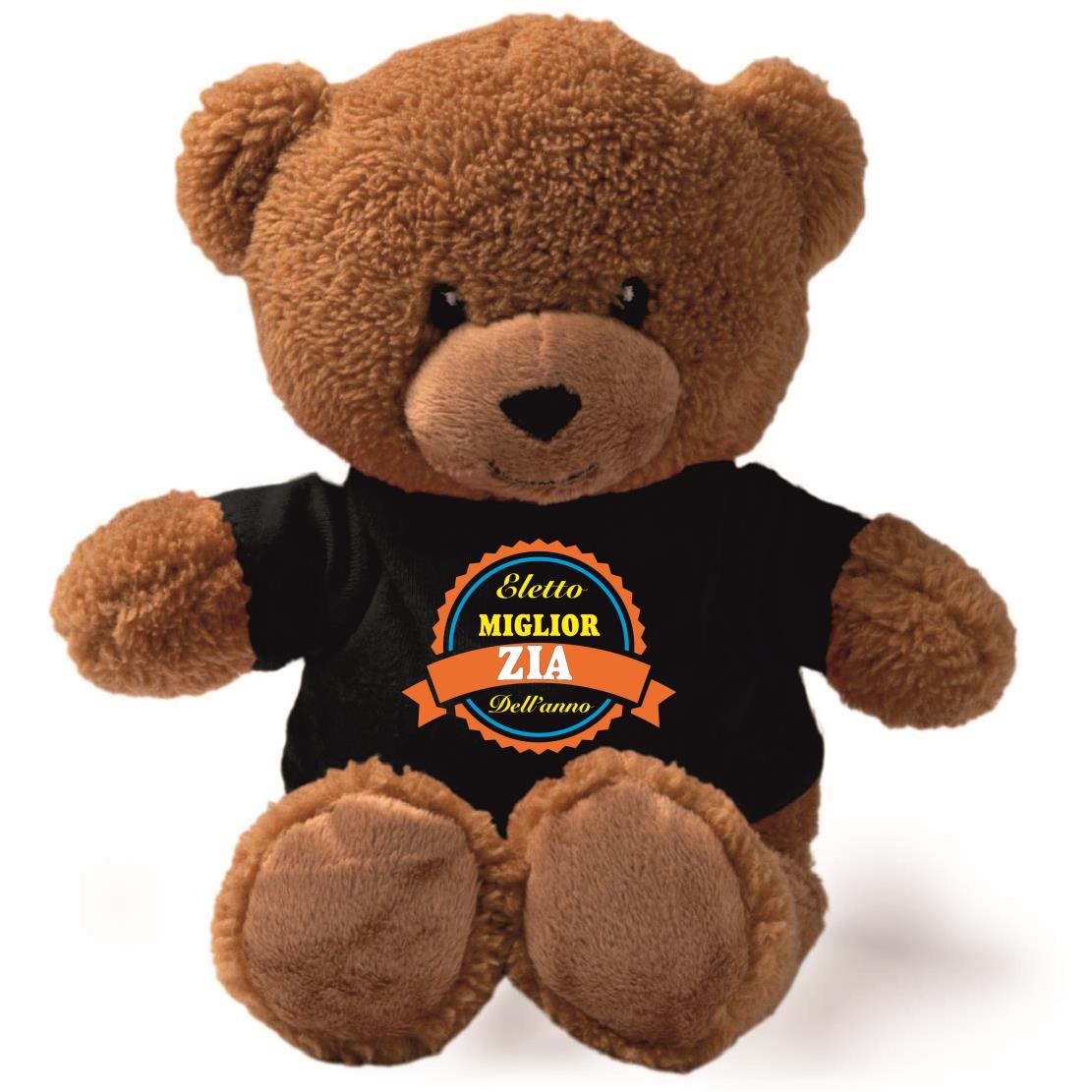 Peluche Orsetto “Eletta Miglior Mamma / Papà / Zio / Nonno” – Personalizzabile con Nome | Teddy Bear 18 cm PS 33790-007