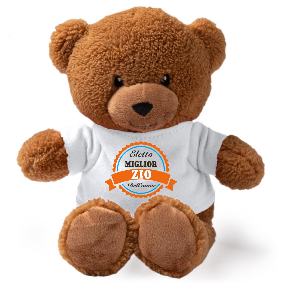 Peluche Orsetto “Eletta Miglior Mamma / Papà / Zio / Nonno” – Personalizzabile con Nome | Teddy Bear 18 cm PS 33790-007