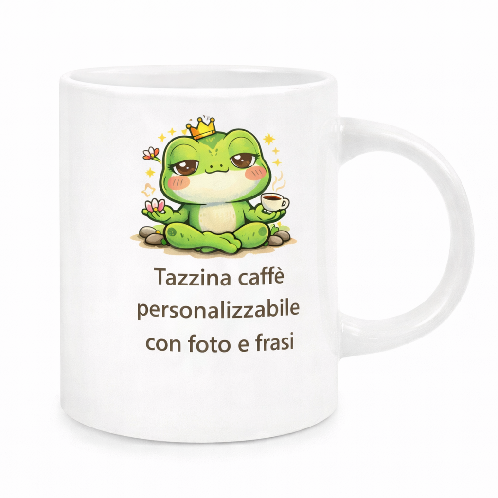 Tazzina da Caffè Personalizzabile con Foto o Frasi – Idea Regalo – PS 10523