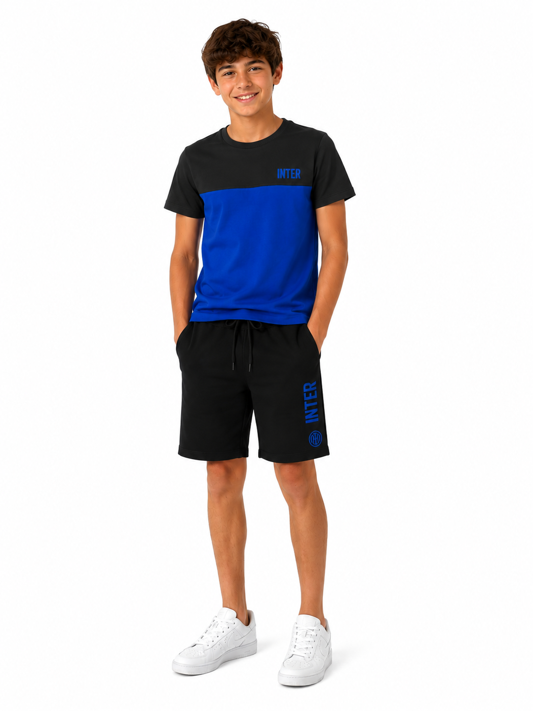 Pigiama Inter – Pigiami Leggeri FC Internazionale Prodotto Ufficiale Personalizzabile  – PS 46697