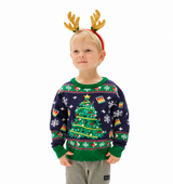 Maglione Natalizio Con Luci a LED Albero di Natale – PS 33624