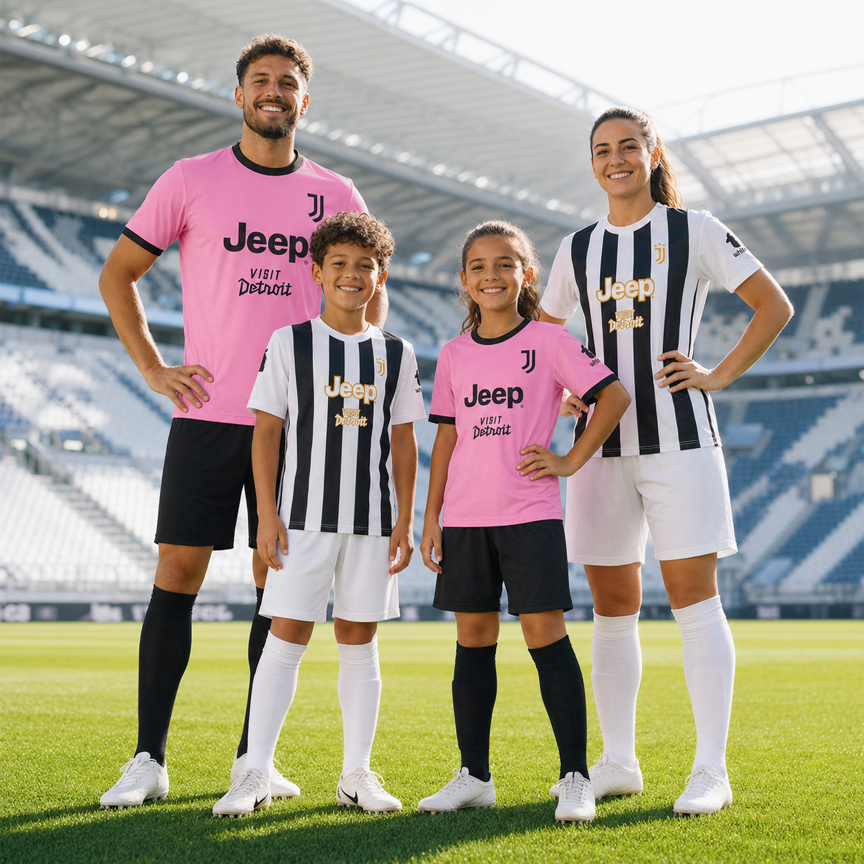 Completo Calcio Juve Personalizzabile – Replica Campionato Serie A 2026/2027 – Maglia, Pantaloncino e Calzettoni – PS 40525 -C-01