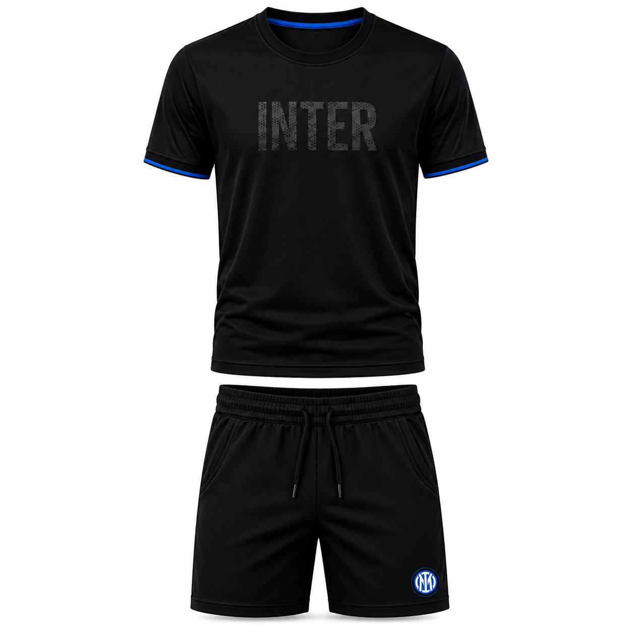 Pigiama Inter – Pigiami Corti FC Internazionale Prodotto Ufficiale Personalizzabile  – PS 46696