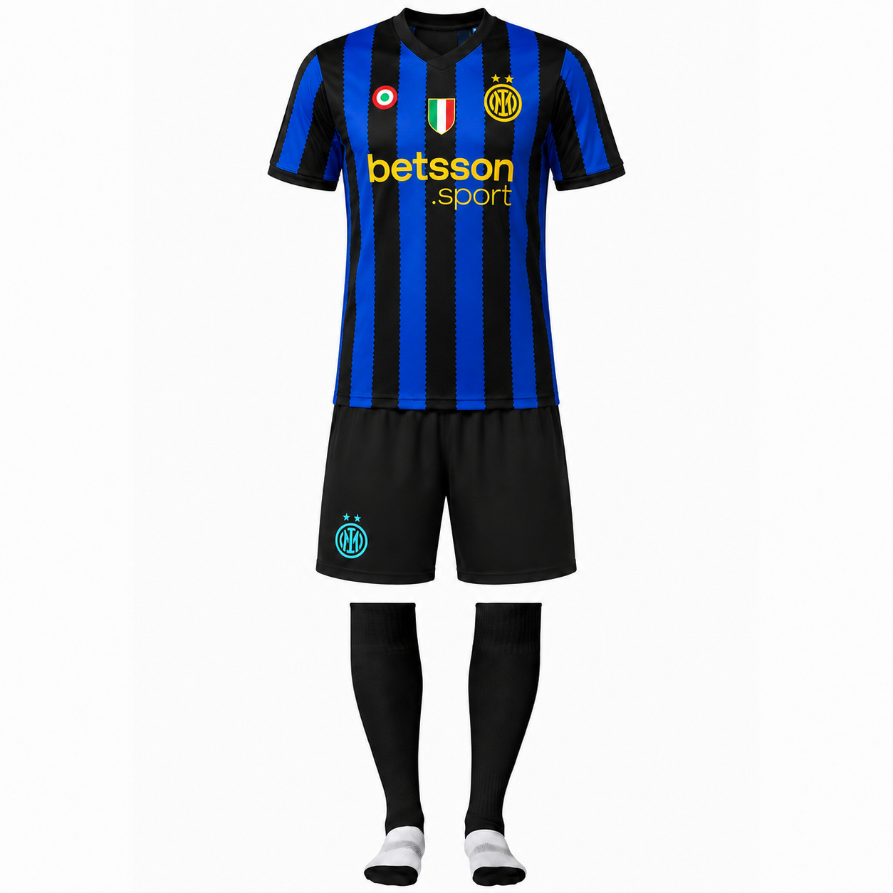 Completo Calcio Inter Personalizzabile – Replica Campionato Serie A 2026/2027 – Maglia, Pantaloncino e Calzettoni – PS 41412-C-01