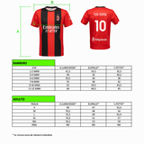 Completo Calcio AC Milan 2026/2027 Personalizzabile – Replica Campionato Serie A – Maglia, Pantaloncino e Calzettoni – PS 40482-C-01