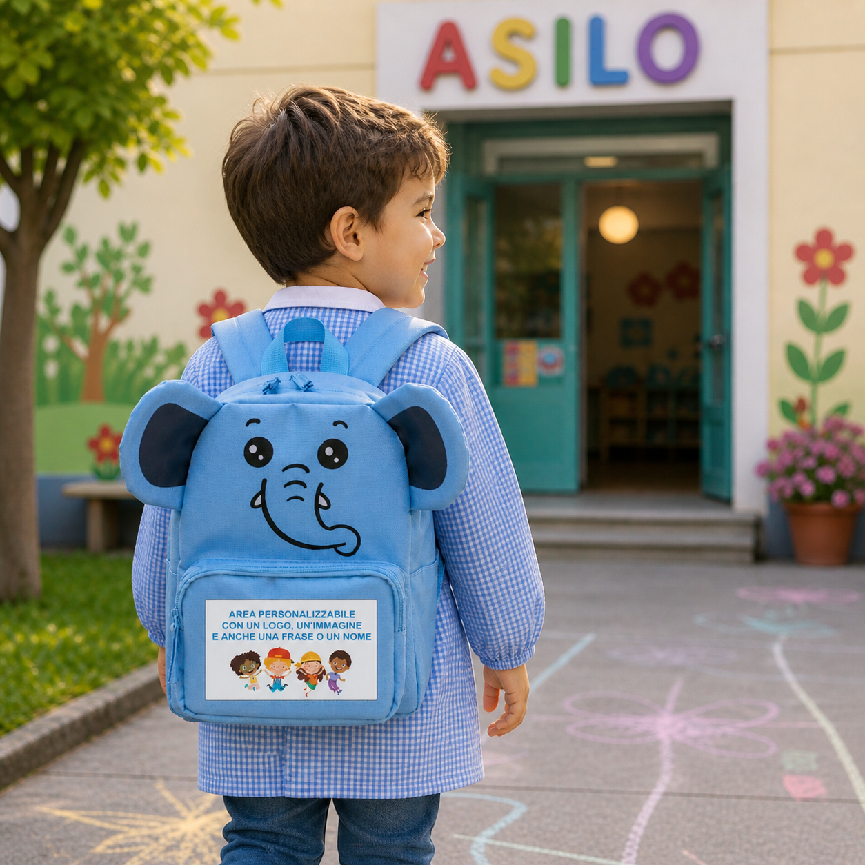 Zaino Bambini a Forma di Animale Personalizzabile – Zainetto Asilo PS 46638