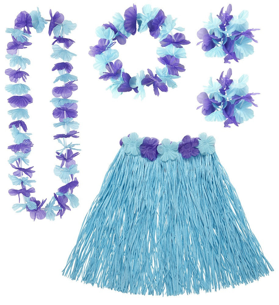 Set Hawaiana con Fiori – Accessorio Costume Carnevale – PS 08171