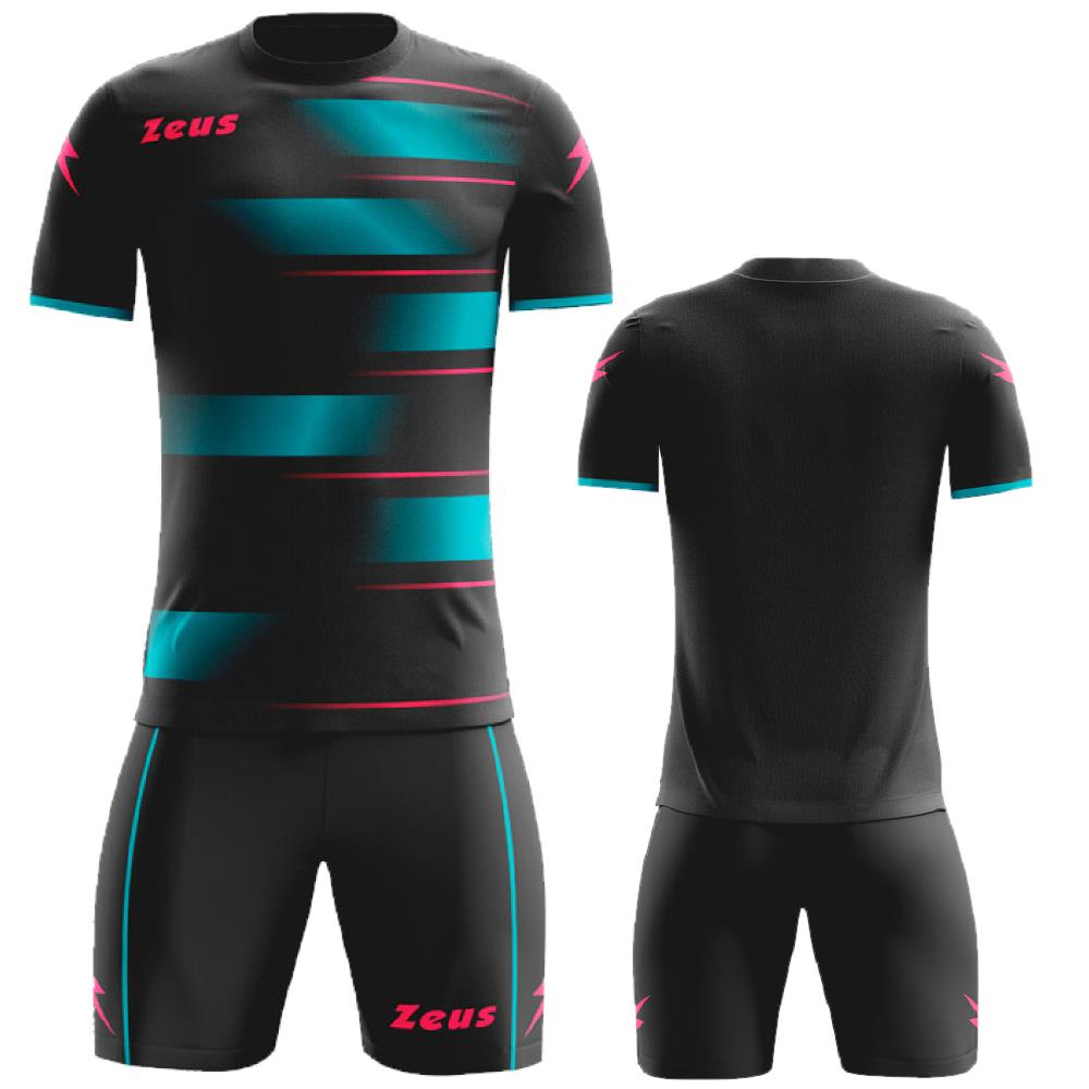 Completo Calcio Zeus Kit Kosmo – Maglia e Pantaloncino – Personalizzabile con Loghi, Nome e Numero PS 17300