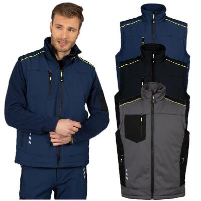 Gilet Bormio Softshell 3 Strati Impermeabile e Imbottito Personalizzabile Con Loghi JRC PS 40613 PRS