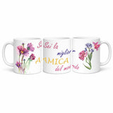 Tazza in Ceramica Personalizzabile “Miglior Mamma / Amica / Zia / ...” – Tazza Personalizzata PS 09370-3044