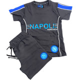Pigiama Corto SSC Napoli Ufficiale 100% Cotone – Bambino – Personalizzabile con Nome PS 39700