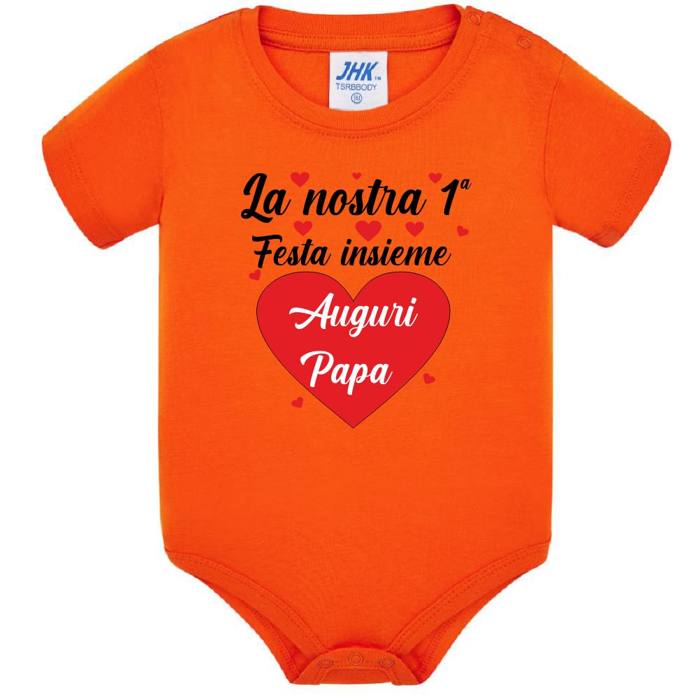 Body Neonato Prima Festa Del Papà “Auguri Papà – 100% Cotone PS 28180-0014
