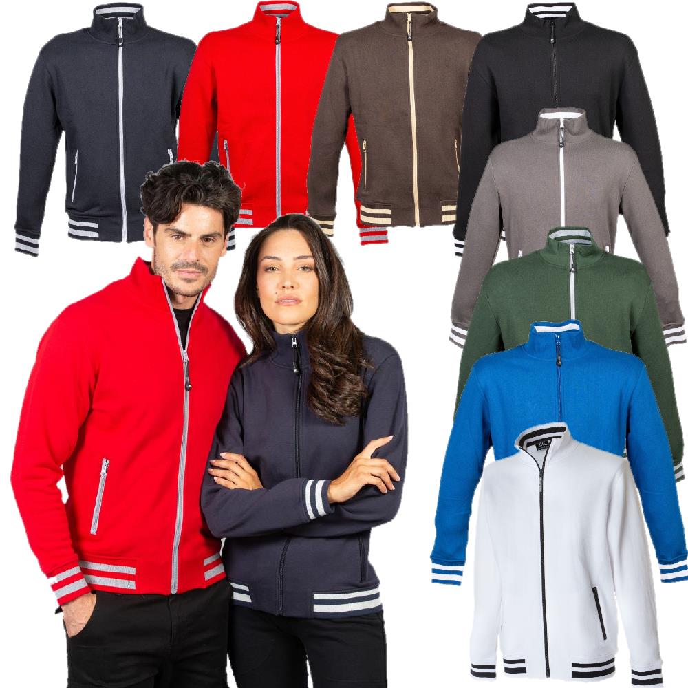 Felpa Arizona Man – Full Zip Senza Cappuccio Personalizzabile JRC PS 40317 - PRS