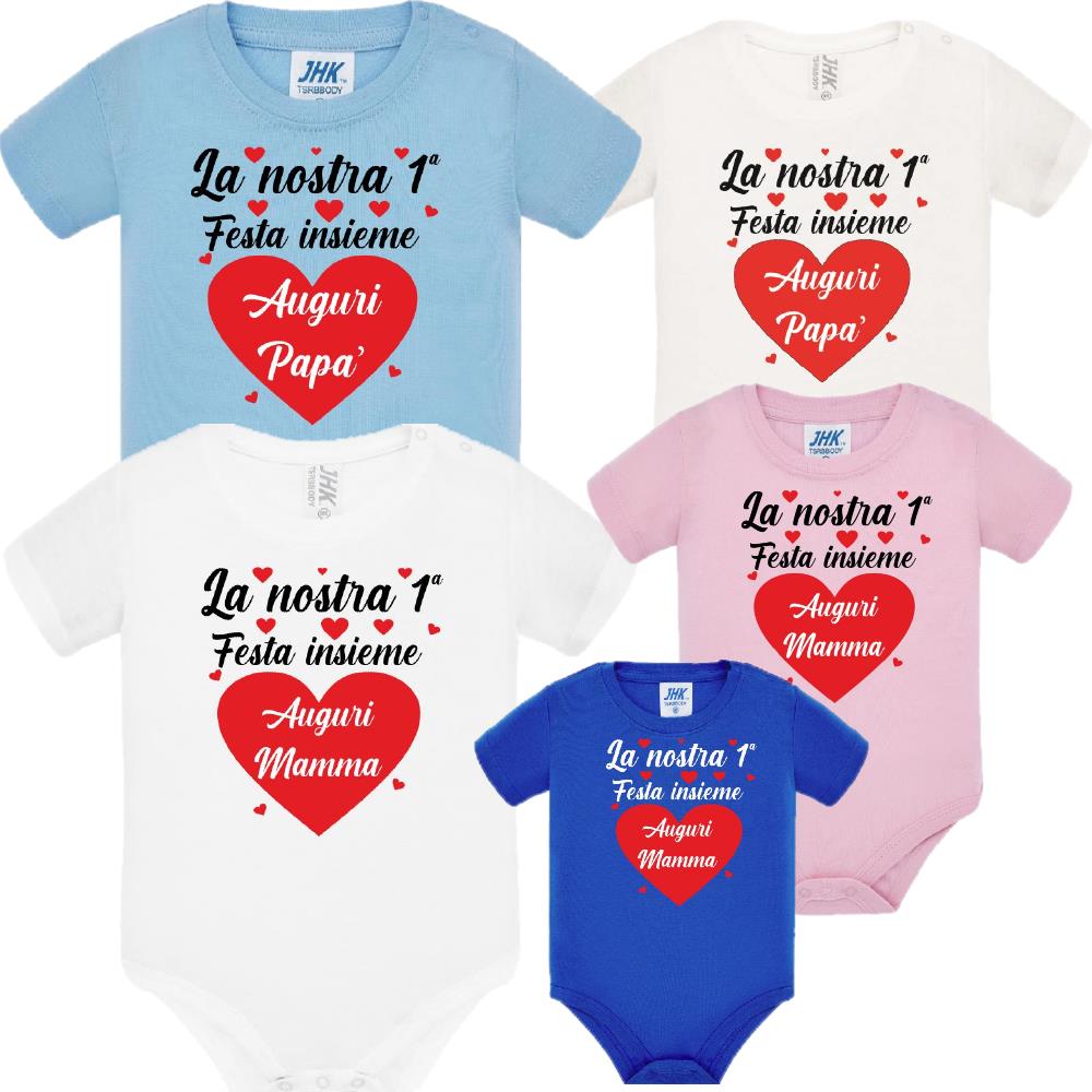 Body Neonato Prima Festa Della Mamma Auguri Mamma – 100% Cotone PS 28180-0015