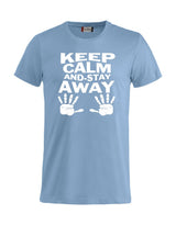 T-Shirt “Keep Calm And Stay Away” Uomo – Maglietta Simpatica con Stampa – PS 27431-A013
