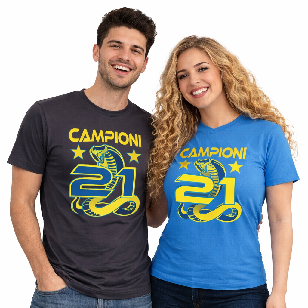 T-Shirt Inter Campioni d’Italia 2025/2026 – Seconda Stella 21 Scudetti “Limited Edition” – PS 27431-INT07