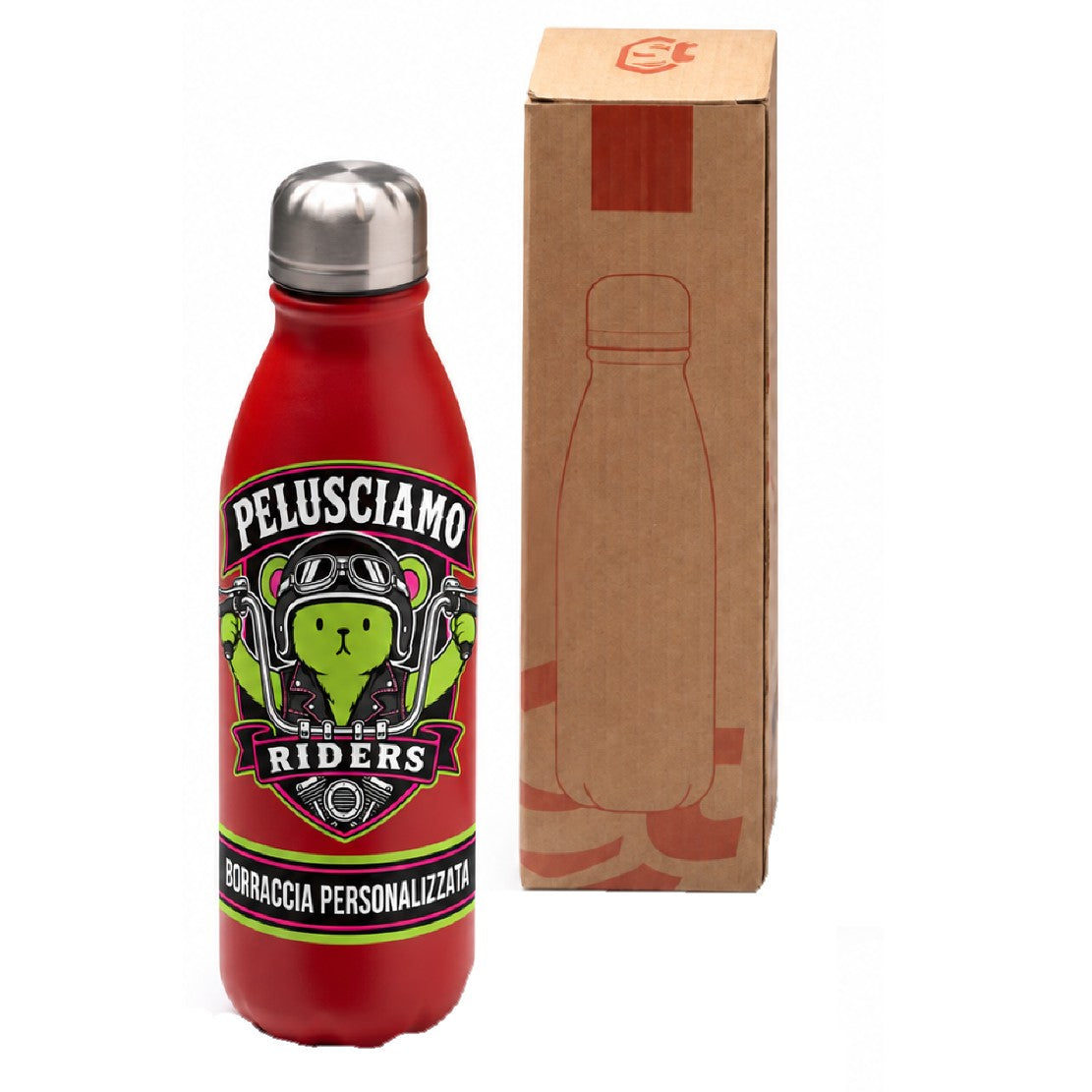 Borraccia KISKO Personalizzabile con Logo o Nome – 550 ml PS 32370