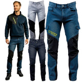 Pantalone Jeans Da Lavoro Elasticizzato Multitasche Personalizzabile JRC PS 46565