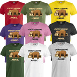 T-Shirt “Bradipo Energy Loading… Pause…” – Personalizzabile con Nome – PS 27431-A135