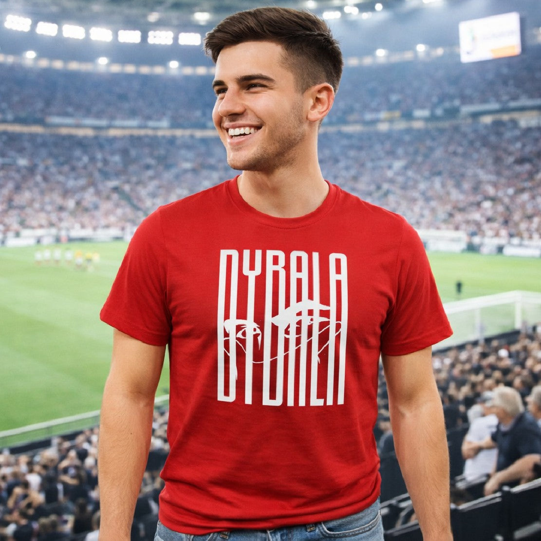 T-Shirt Dybalamask – Maglietta Manica Corta Uomo e Bambino Personalizzabile Con Nome e Numero – PS 27431-A011