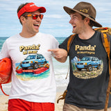 T-Shirt Simpatica “Panda al Mar, Panda’ in Muntagna” – Idea Regalo Divertente – PS 27431-A-141 PRS